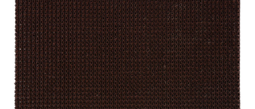 Коврик 45*60 см ТРАВКА  на противоскользящей  основе  темно- коричневый   VORTEX/20